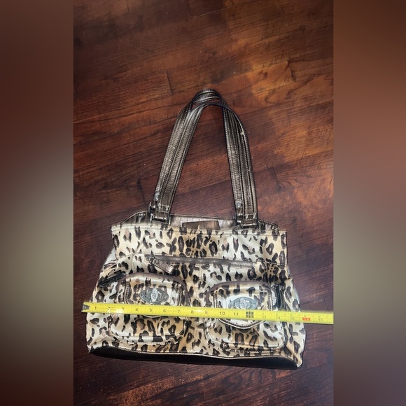 Cheetah Leopard Print Handbag Purse - Picture 8 of 9